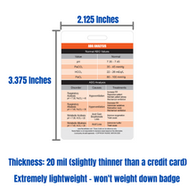 Load image into Gallery viewer, Arterial Blood Gas (ABG) Vertical Badge Card