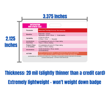 Load image into Gallery viewer, Antepartum Non-Stress Test Reference Horizontal Badge Card