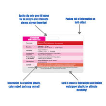Load image into Gallery viewer, Antepartum Non-Stress Test Reference Horizontal Badge Card