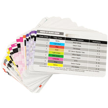 Load image into Gallery viewer, Nurse Nation 30 Horizontal Badge Reference Cards Set - Nursing, Lab Values, EKG, Vitals, and More! (Bonus Cheat Sheets)