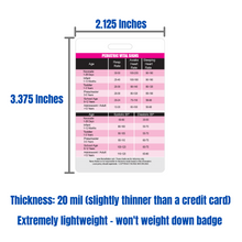 Load image into Gallery viewer, Pediatric Vital Signs Vertical Badge Card