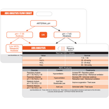 Load image into Gallery viewer, Arterial Blood Gas (ABG) Horizontal Badge Card