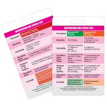 Load image into Gallery viewer, Antepartum Non Stress Test Reference Vertical Badge Card
