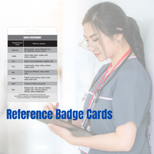 Load image into Gallery viewer, Basic Patient Assessment Reference Vertical Badge Card