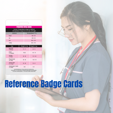 Load image into Gallery viewer, Pediatric Vital Signs Vertical Badge Card