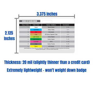 Nurse Nation 30 Horizontal Badge Reference Cards Set - Nursing, Lab Values, EKG, Vitals, and More! (Bonus Cheat Sheets)