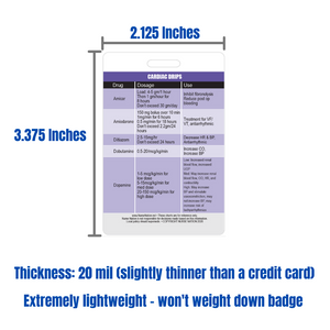 Nurse Nation 30 Vertical Badge Reference Cards Set - Nursing, Lab Values, EKG, Vitals, and More! (Bonus Cheat Sheets)